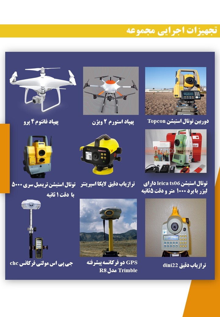 نقشه برداری با تجهیزات نقشه برداری حرفه ایی و نقشه بردار متخصص