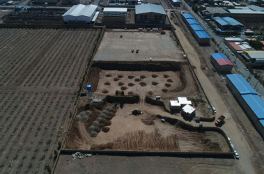 عملیات خاک برداری و اجرایی ساخت صنایع غذایی به آرا واقع در کرج،شهرک صنعتی کوثر​​​​​​​